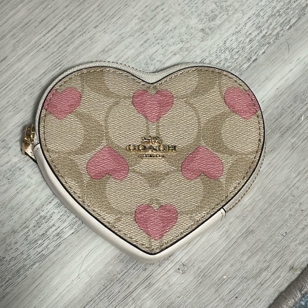 Coach Heart Coin Purse